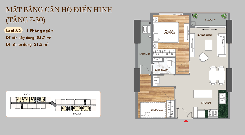Chính chủ Bán căn hộ Phú Đông SkyOne 55.6 m2, Bán Gấp 2,4 tỷ Full VAT — 2