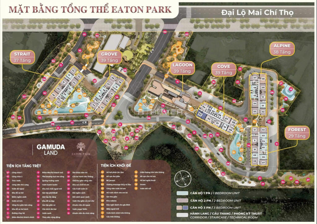 Căn hộ Eaton Park, diện tích 75m² — 3