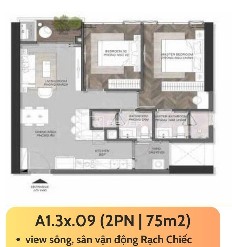 Căn hộ Eaton Park, diện tích 75m² — 5